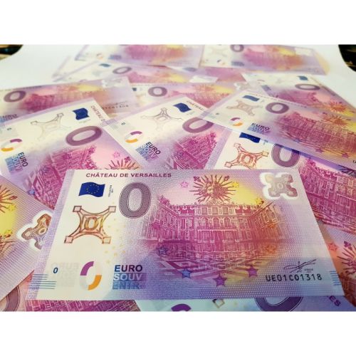 Billet Touristique Euro Souvenir Collector Polymère Château de Versailles
