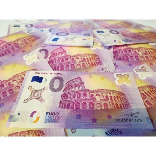 Billet Touristique Euro Souvenir Collector Polymère Colisée de Rome