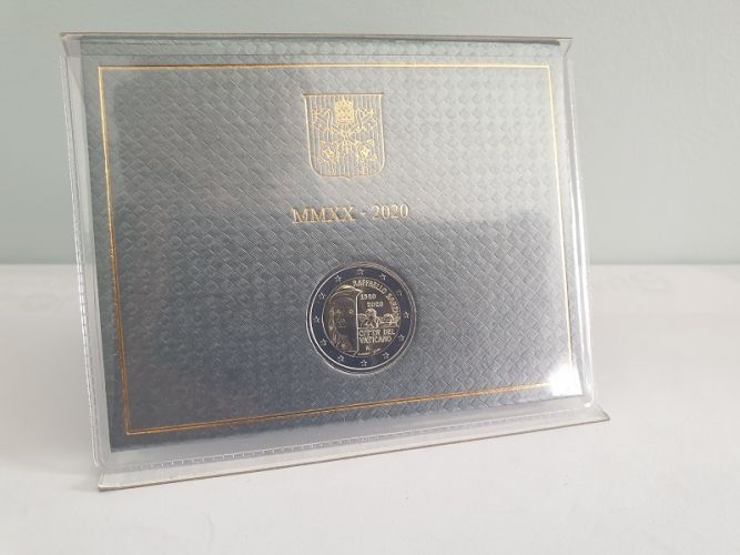 Coincard BU 2€ Euros Commémorative Vatican 2020 Raffaelo Sanzio