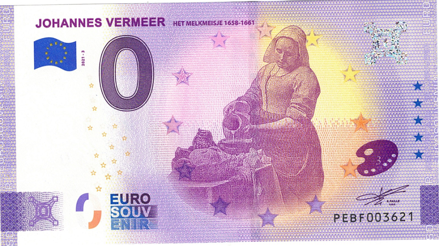 Johannes Vermeer Het Melkmeisje 3/6