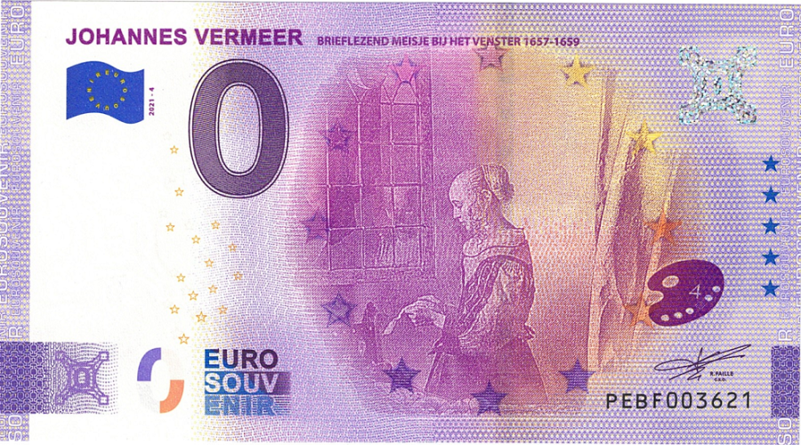 Johannes Vermeer Brieflezend Meisje Bij Het Venster 4/6