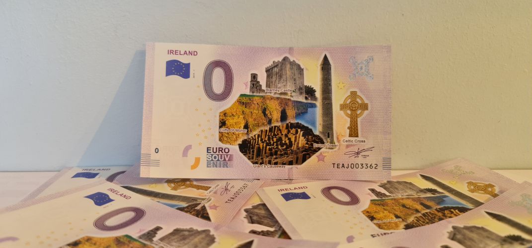 Billet Souvenir Irlande 2019 Edition Speciale Ireland COLOR