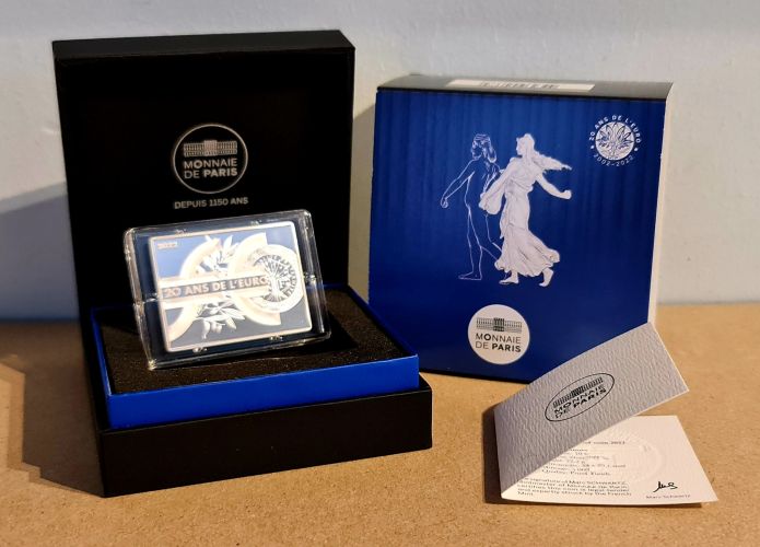 10€ Argent 20 Ans de l'Euro