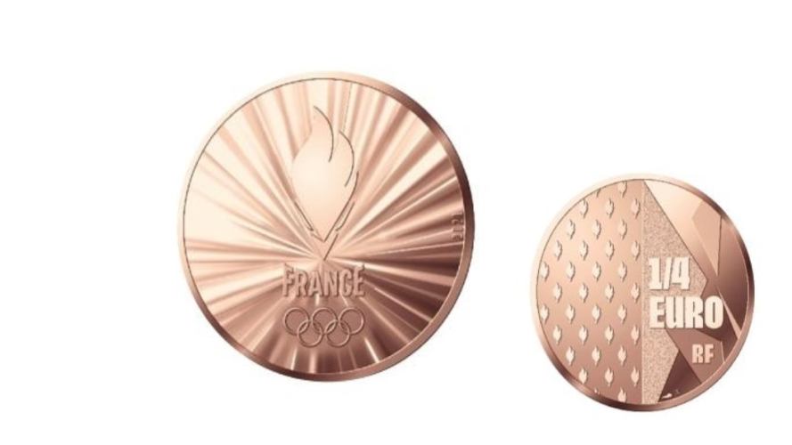 1/4€ Euros Quarter Monnie de Paris 2024 Team France 2021