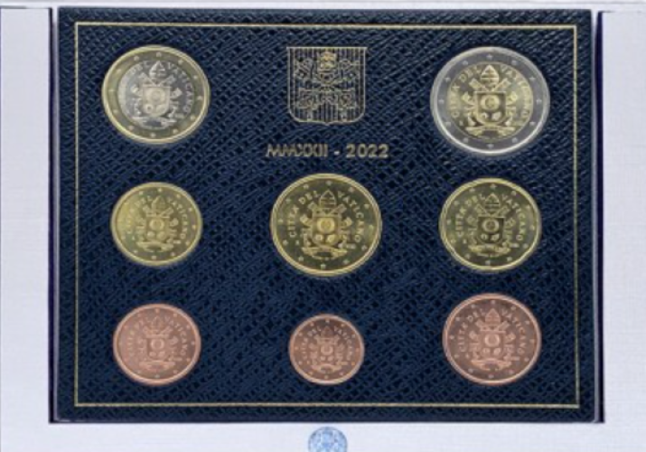 Coffret Bu 8 Pièces Vatican 2022