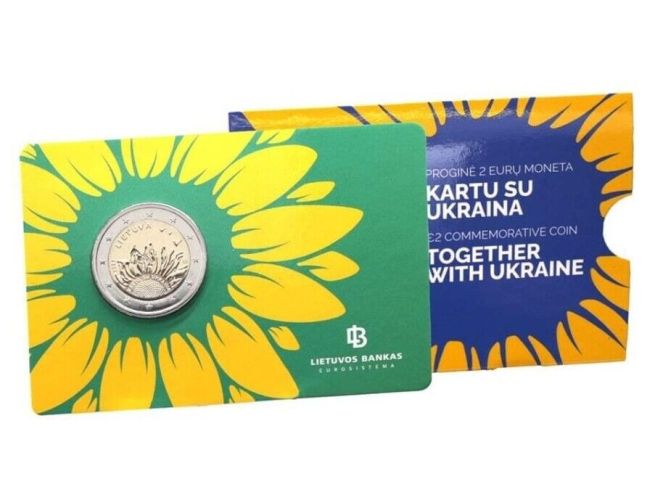 Coincard BU 2€ Kartu Su Ukraina