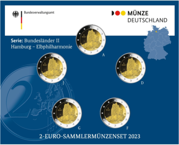 Coffret 2€ BU Hambourg