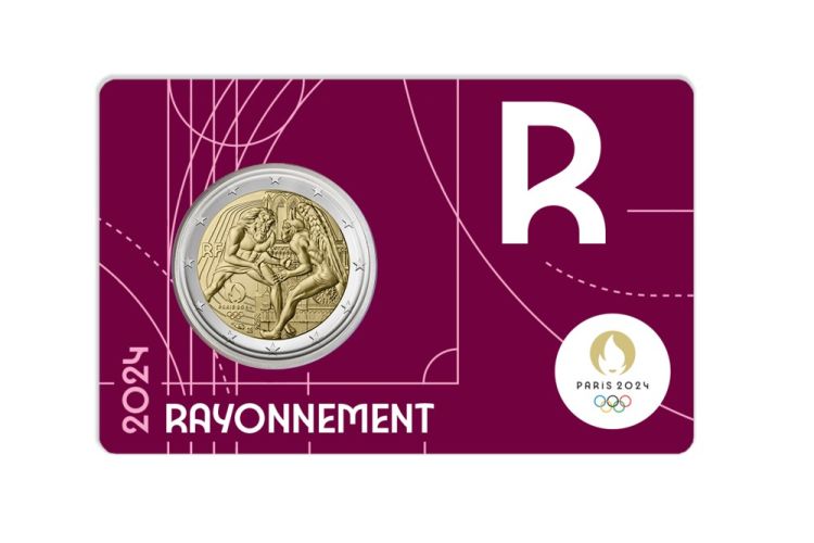 2 Euros Commémorative Paris 2024 Année 4 MAUVE