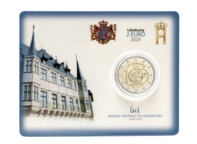Coincard 2€ BU Luxembourg Feiersteppler