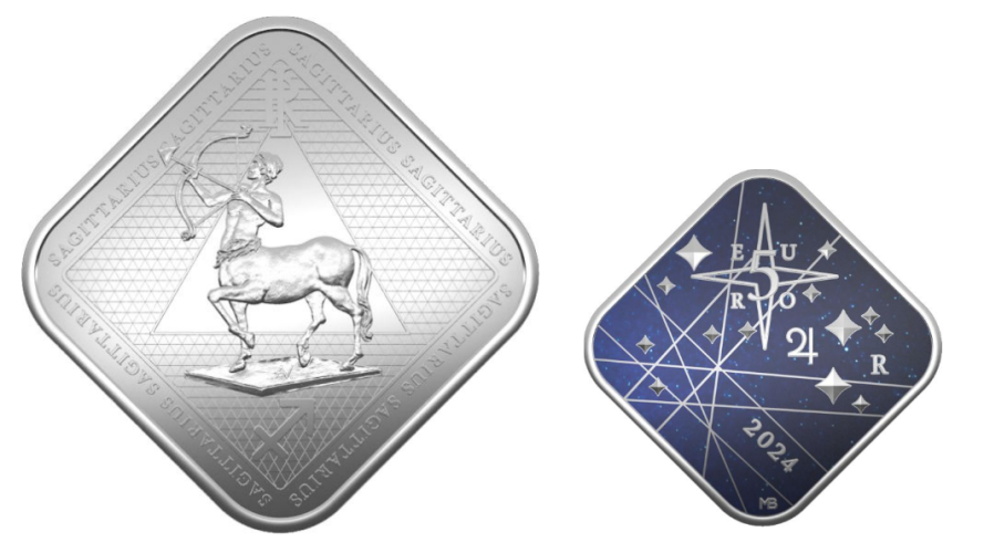 Coffret 5€ Euros Argent 925/1000 Italie 2024 Zodiac Sagittaire FdC