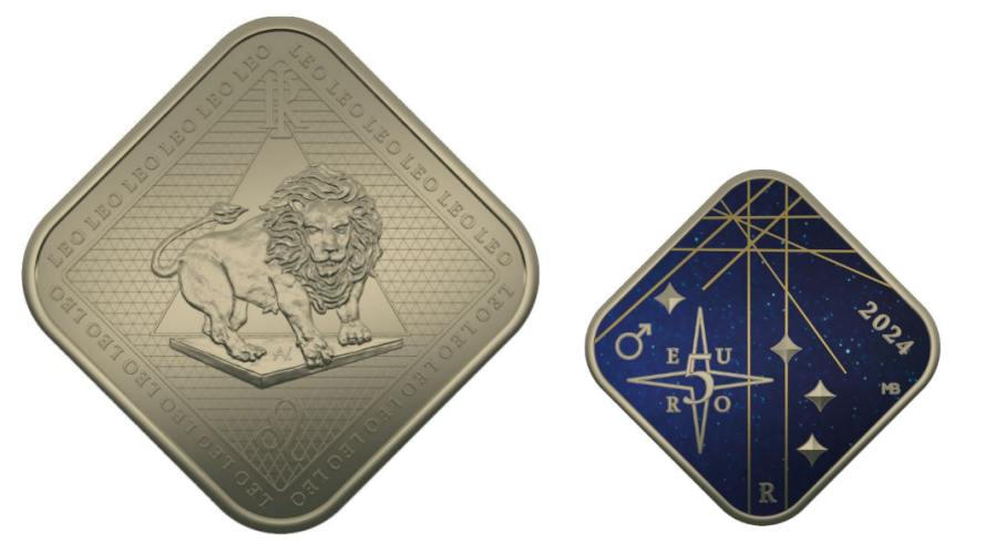 Coffret 5€ Euros Bronzital Italie 2024 Zodiac Lion FdC