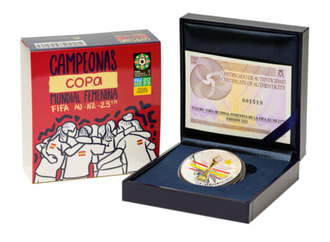 10€ Argent Fifa World Cup 2023 Campeonas