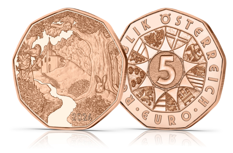 5€ Euros Commémorative Cuivre Autriche 2024 Gettin There
