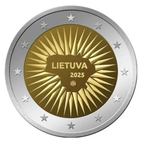 2€ Euros Commémorative Lituanie 2025 "Défense"