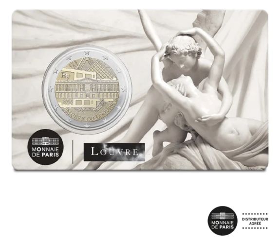 2€ Commémorative France 2025 ''Louvre - Amour'' BU