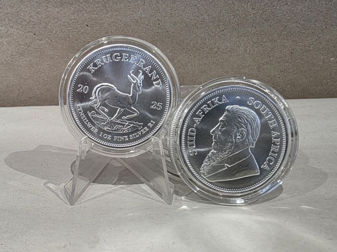 1 Once Argent 999/1000 Afrique du Sud Krugerrand 2025