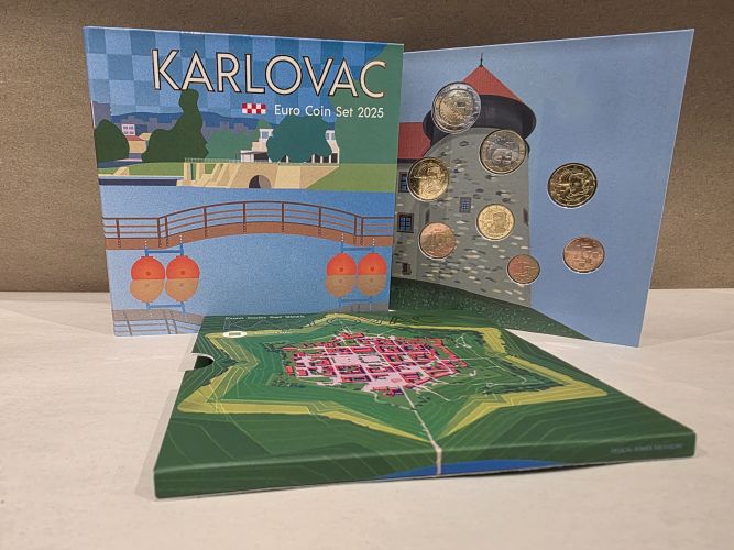 Série Euros BU - 8 pièces Croatie 2025 - 3.88€