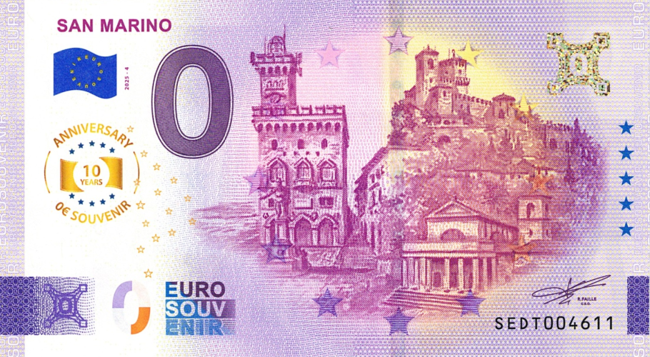 San Marino - 10TH ANNIVERSARY