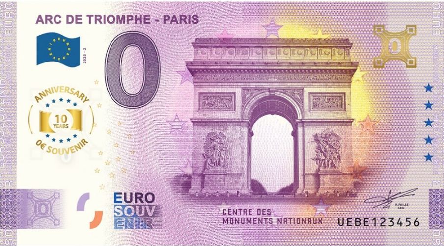 Arc de Triomphe de Paris - 10Th ANNIVERSARY
