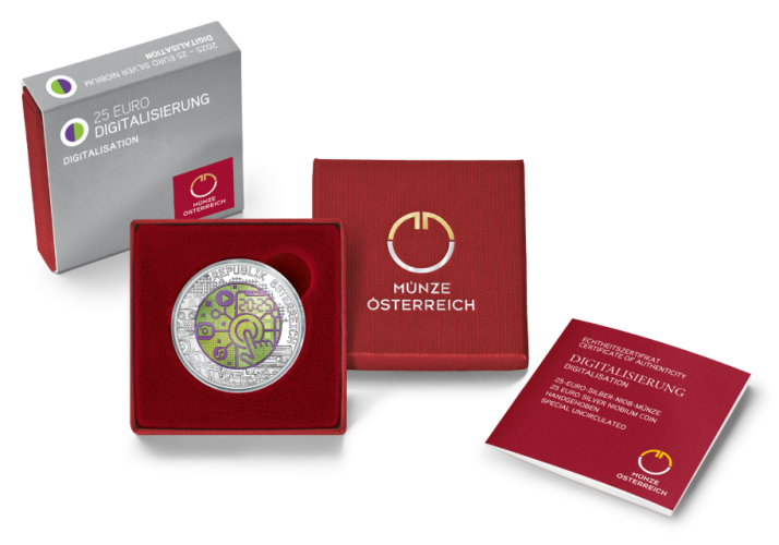 25€ Niobium 2025 ''Digitalisation''