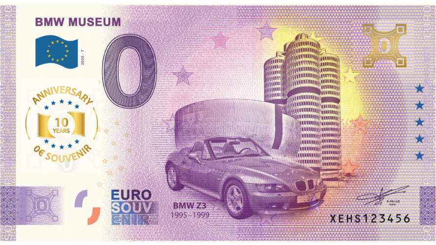 BMW Museum 8 ''Model Z3'' - 10Th ANNIVERSARY