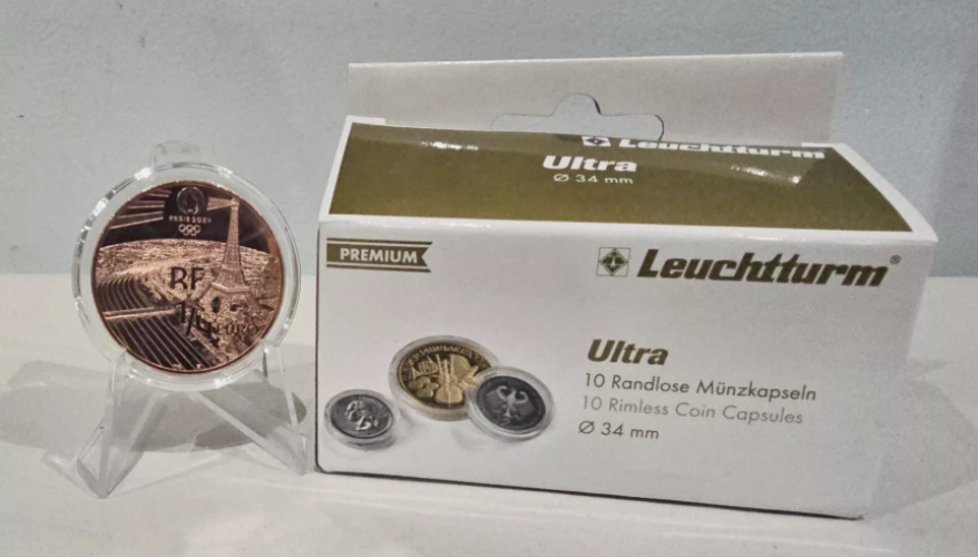 Lot 10 Capsules pour 1/4 Quarter Euros France Monnaie de Paris 2024 !!!