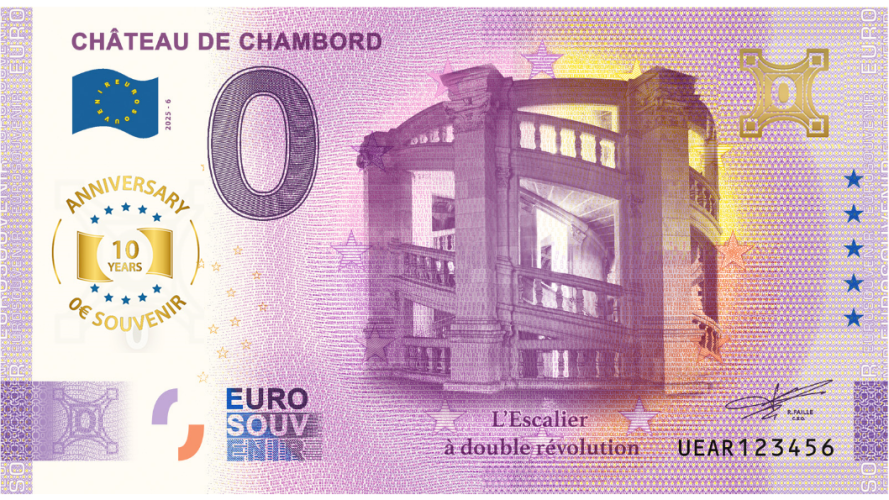 Escaliers Chateau de Chambord - 10Th ANNIVERSARY