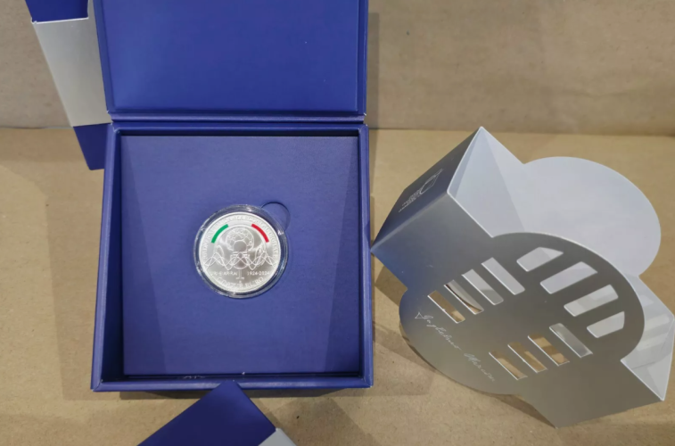 Coffret 5€ Euros Argent 925/1000 Italie 2024 Marconi FdC
