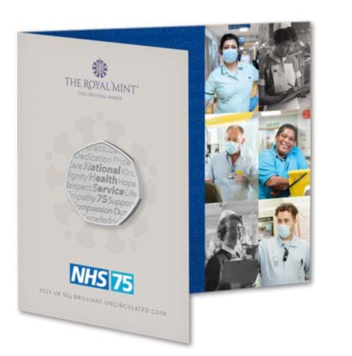 Coincard 0.5 Pound BU 2023 Royaume Uni NHS