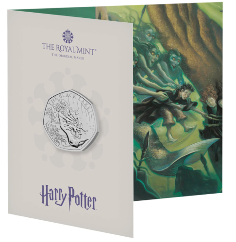 Coincard 0,5 Pound BU 2024 Royaume Uni Harry Potter Black Lake