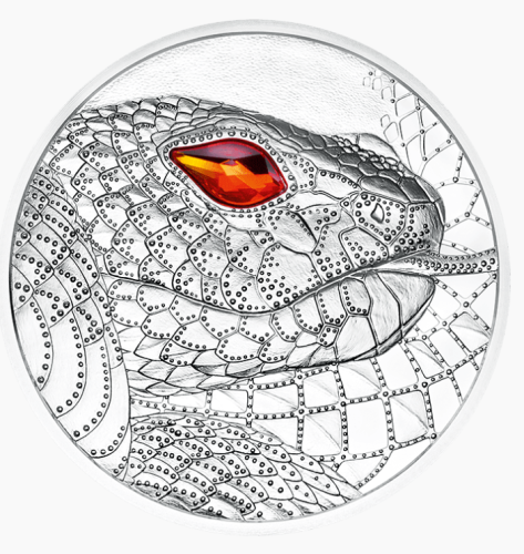 Coffret 20€ Euros Argent 925 Autriche Serpent Creator Swarovski 2021