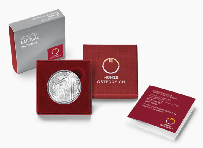 Coffret 20€ Euros Argent 925 Autriche Mint Salt 2024