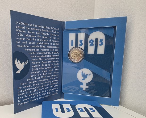 Coincard 2€ Euros Commémorative Malte 2022 ONU Femme BU