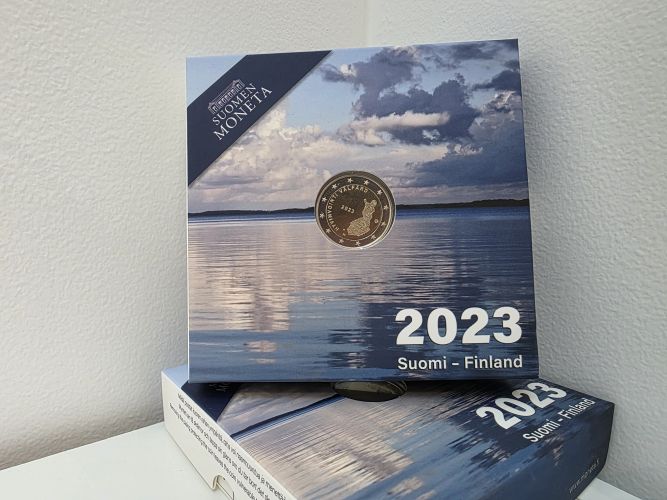 Coffret 2€ Euros BE Proof Commémorative Finlande 2023 Service Santé