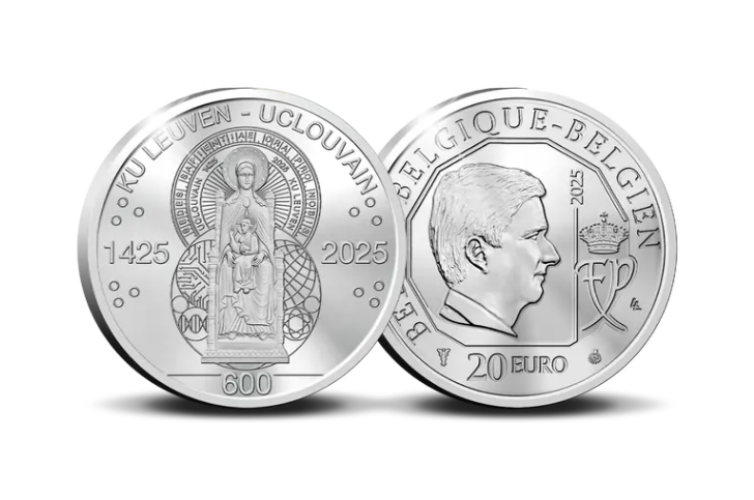 Coffret 20€ Euros Argent BE 925/1000 Belgique 2025 Université Louvain