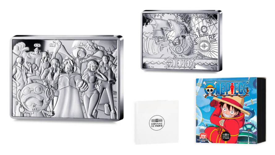 Coffret 10€ Argent 999/1000 One Piece 2025 Team Rectangulaire