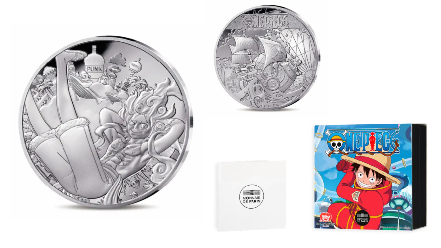 Coffret 10€ Euros Argent 999/1000 One Piece 2025 Luffy