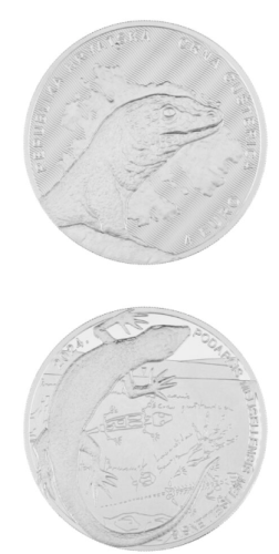 Coffret 4€ Euros Argent 999/1000 Croatie 2024 Black Lizard 1 Oz