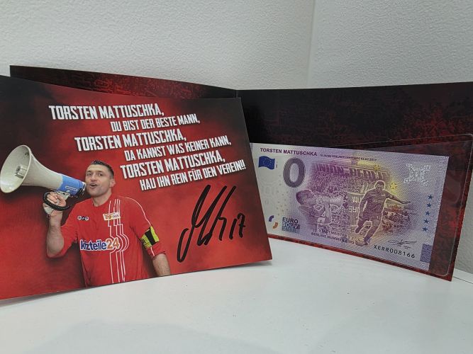 Encart Signé Torsten Mattuschka