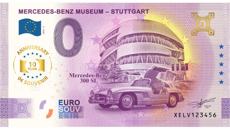 Mercedes Benz Museum - 300 SL - 10Th ANNIVERSARY