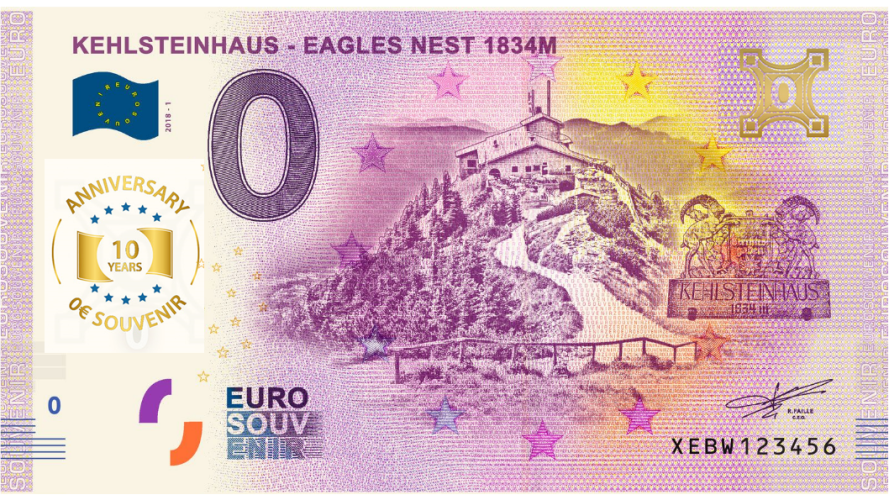 Kehlsteinhaus - Eagle Nest 1834M - 10Th ANNIVERSARY