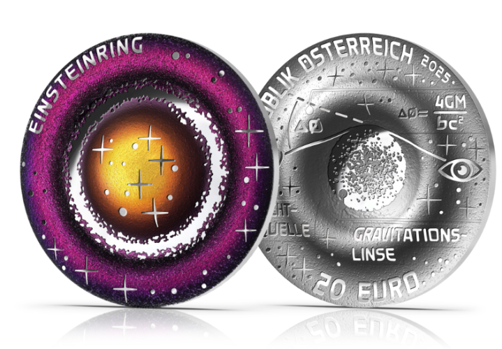 Coffret 20€ Euros Argent 925/1000 Autriche 2025 Einstein Ring