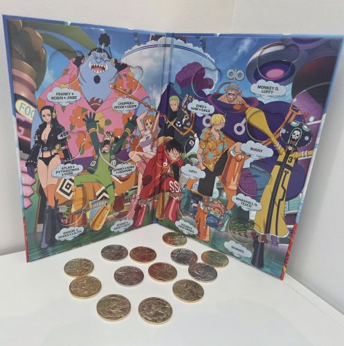 Série 13 Mini-Médaille Monnaie de Paris One Piece 2025 + Album