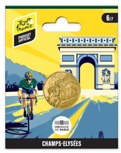 Mini-Médaille Monnaie de Paris 2025 Tour de France 6/7