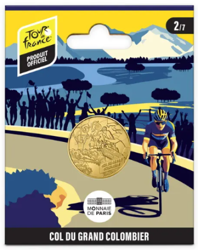 Mini-Médaille Monnaie de Paris 2025 Tour de France 2/7