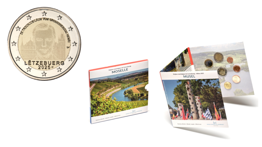 Coffret BU Luxembourg 2025 - 8 pièces + 2€ Commémorative Henri Version PHOTO