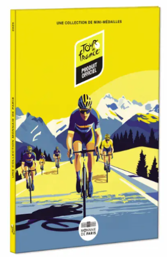 Album de rangement pour série 7 Mini Médailles Tour de France 2025