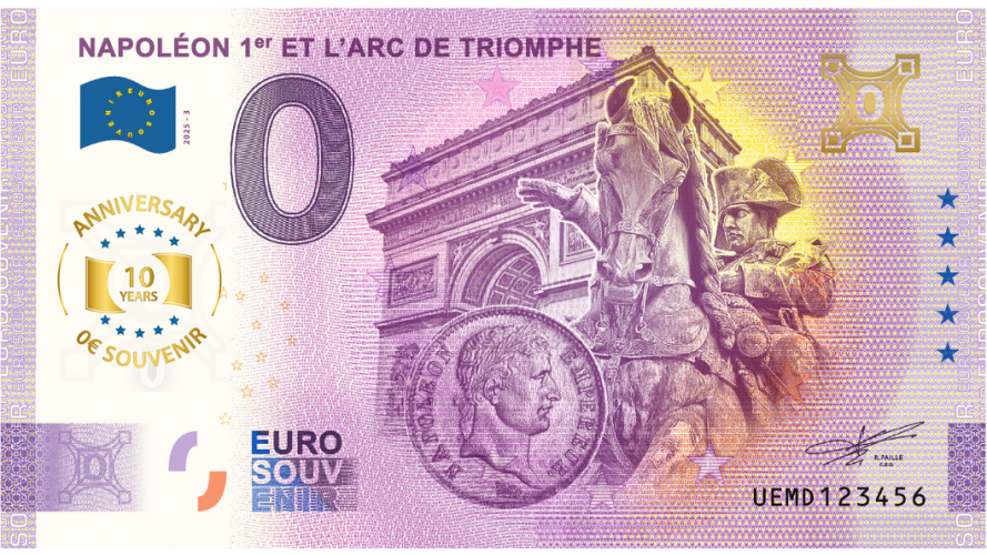Napoléon 1er et l'Arc de Triomphe - 10Th ANNIVERSARY