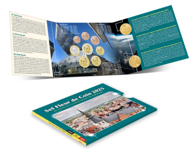 Coffret Serie Euros BU Belgique 2025 - 8 pièces + 2 x 2.5€ ESA + Street Art