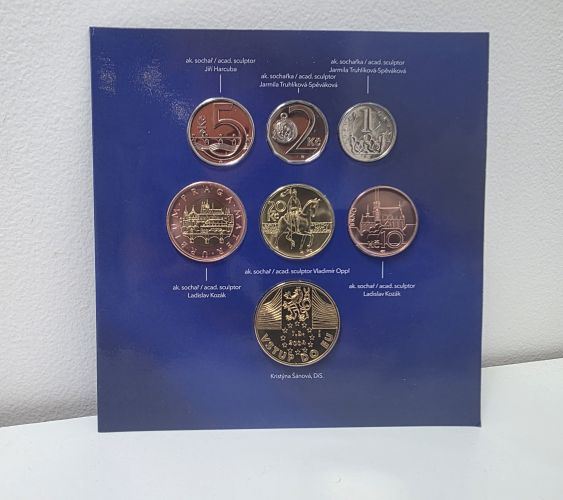 Serie Coffret Couronne Tchèque 2024 : 7 pieces